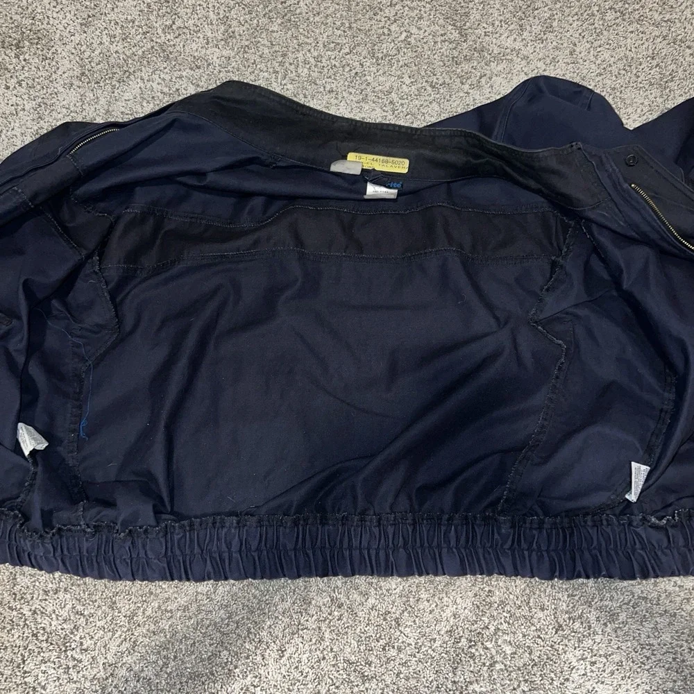 Vintage Workrite FR Work Jacket Mens L Full Zip Canvas Bomber ATPV